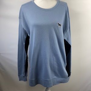 VICTORIA SECRET PINK - pullover sweatshirt with black mesh side inserts